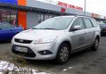 Ford Focus der Firma  KEIL  steht auf einem Parkplatz in 36100 Petersberg, Januar 2015