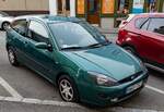 Diesen Ford Focus Mk1 in Pacific Green habe ich in 06.2022 gesehen.
