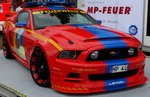 Ford Mustang im Feuerwehr Design am 13.05.16 auf der RettMobil in Fulda
