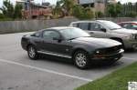 2005er Ford Mustang auf den Parkplatz vor unserem Hotel in Kissimmee bei Orlando in Florida / USA am 1.