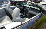 Ford Mustang V6 Cabrio, Blick in den Innenraum, Juli 2013