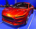 Ford EVOS Concept, diese Fahrzeugstudie wurde 2011 zur IAA erstmals vorgestellt, gesehen zur Automesse Feb.2014 in Freiburg