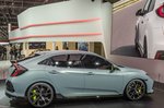 Der zukünftige Honda Civic Hatchback, als seriennahe Studie auf dem genfer Autosalon 2016 gezeigt.