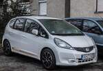 Sportlicher Honda Jazz Mk2, gesehen in Januar, 2026.
