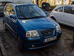 Hyundai Atos Prime in der Farbe Electric Blue. Foto: Dezember, 2023.