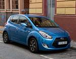 Diesen Hyundai ix20 in  Ara blue  habe ich in August, 2022 fotografiert.