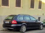 Rückansicht: Jaguar X-Type Kombi.