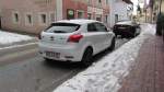Kia Ceed in Brixlegg in der Marktstra�e am 8.1.2012.
