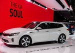 Kia Optima Sportwagon, ausgestellt auf dem Autosalon Genf 2016