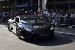 Lamborghini Huracán, in der Innenstadt von Le Mans bei der Fahrerparade, Le Mans 13.06.2025