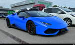 Ein Blauer Lamborgihini Huracan ? auf einem Parkplatz in Kerzers am 06.06.2026