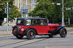 Lancia Lambda 8. Serie aus dem Jahre 1929 fährt Richtung Aeschenplatz. Die Aufnahme stammt vom 12.09.2021.