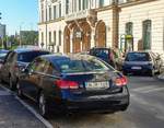 Lexus GS 450h fotografiert in Pécs (Ungarn), September, 2019.