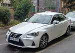 Lexus IS der dritten Generation, fotografiert in September, 2019, Budapest (Ungarn).