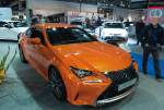 Lexus RC. Aufnahme: Auto Zürich, November 2015.