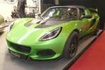 =Lotus Elise Cup 250 steht bei den Retro Classics in Stuttgart, 03-2019