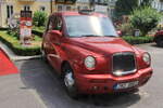  London Taxi  LTI TX4 gesehen vor einem Hotel in Franzensbad (Tschechin ) am 31.