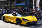 McLaren 750S, in der Innenstadt von Le Mans bei der Fahrerparade, Le Mans 13.06.2025