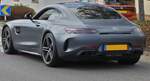 Heckansicht des Mercedes Benz AMG, V8 Biturbo, aufgenommen im September 2026.