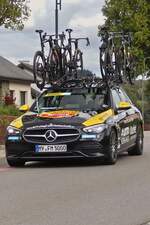 Mercedes Benz C 220 d, der Lotto Mannschaft, im Bild festgehalten beim Skoda Tour de Luxembourg.