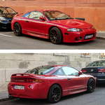 Mitsubishi Eclipse, fotografiert in August, 2019 (Pécs-HU).