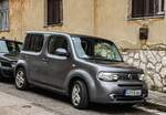 Nissan Cube Z12 (dritte Generation), gesehen in Februar, 2023.