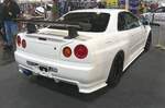 Heckansicht eines Nissan Skyline R33 GT-R.