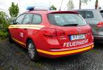 =Opel Astra steht im Mai 2017 bei der RettMobil in Fulda