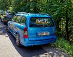 Diesen  Adren Blau  Opel Astra G OPC Caravan habe ich in Juni 2021 fotografiert.