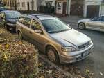 Diesen Opel Astra G Caravan habe ich in November 2020 gesehen.