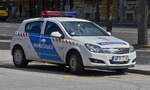 Opel Astra, aufgenommen am Bahnhof in Budapest.