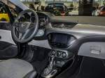 Das Innenraum des Opel Corsa hat sich im Stil und Qualität groß gewachsen. (Auto Zürich 2014)