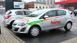 =Opel Corsa der Firma  hama  steht im März 2017 in Fulda