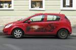 Opel Corsa mit schönem Airbrush in Pushkin, 27.8.17