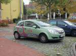 Opel Corsa, in Lehrte, am 02.10.10.