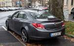 Rückansicht: Opel Insignia Mk1.