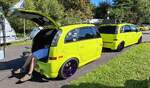 =Opel Meriva mit Meriva-Anh�nger, gesehen beim 2025er Manta/Ascona-Treffen in Petersberg-Marbach