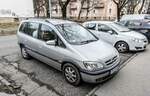 Diesen Opel Zafira habe ich in Februar, 2022 gesehen.