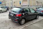 Rückansicht: Peugeot 206+.