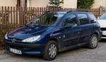 Peugeot 206 SW, gesehen in 12.2022.