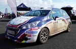 =Peugeot 208 R 2 vom Autohaus  SCHELLER  ausgestellt beim Fuldaer Autotag im August 2016