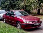 Peugeot 406, fotografiert in August, 2019, Pécs (Ungarn).