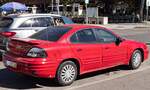 Rückansicht: Pontiac Grand Am Mk5 aus ende 90ern / anfang 2000-ern.