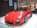 Eine Legende, die auch der Wirtschaftskrise trotzt, ist der Porsche 911, hier als GT3 am 14.3.09 in Genf am Autosalon.