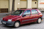 Diesen roter Renault Clio Mk1 habe ich in September 2022 aufgenommen.