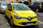 Diesen gelber Renault Clio Mk4 (Jaune Eclair) habe ich in Juli, 2021 fotografiert.