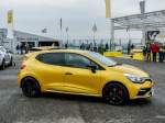 Renault Clio RS mit interessanter Lackierung, fotografiert am 13.09.2014.