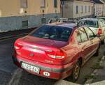 Rückansicht: Renault Megane Mk1 Sedan. Foto: September, 2021