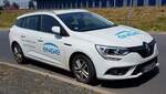 =Renault Megane von ENGIE-Deutschland steht im Juni 2022 in Michelsrombach