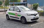 =Renault Twingo vom Pflegedienst AMADEUS steht im Juni 2021 in Hünfeld